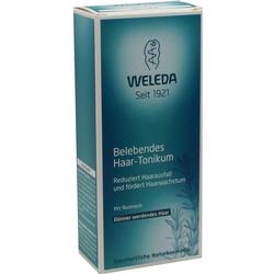 Blauer Karton von Weleda mit Haar-Tonikum gegen Haarausfall, enthält Rosmarin.